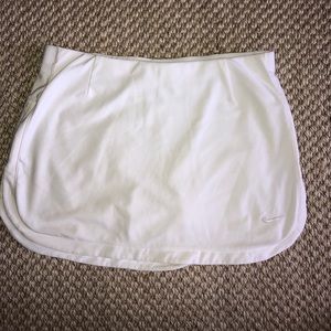 White Nike Tennis Skirt